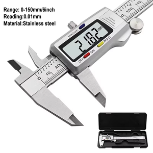 Hoogwaardig Meetgereedschap Roestvrijstalen Digitale Remklauw 0-150Mm/200Mm/300Mm Meetinstrument Kunststof Nonius Remklauwen - Product Image 3