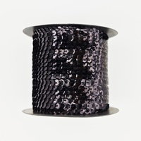 Paillettes PET en stock pour DIY, fabrication artisanale, résistantes aux hautes températures, électroplaquées, rondes, 5-6mm