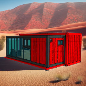 Quiosco de Diseño Moderno con Energía Solar, Sala de Estar para Apartamentos, Hoteles, Tiendas <span class=keywords><strong>y</strong></span> Villas, Contenedor Marítimo de Acero Modificado de 20 pies - Product Image 3