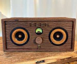 Sistema de Sonido con Altavoces Dobles en Forma de Búho, Tallado en Madera, Decoración para el Hogar - Product Image 2