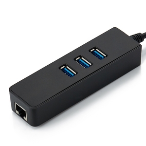 Nhà Cung Cấp Chuyên Nghiệp Hub USB 3.0 3 Cổng Với Bộ Chuyển Đổi Gigabit Ethernet 10/100/1000 Gigabit Bộ Chuyển Đổi Mạng LAN Có Dây USB - Product Image 4