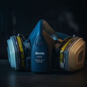 Mặt nạ an toàn bảo vệ hữu cơ có tính axit khí Mặt nạ nửa mặt hữu cơ hơi kép hộp mực mặt nạ - Product Image 6