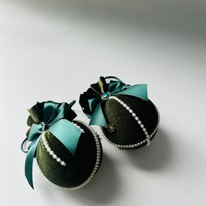 Handgemaakte Nordic Kerstboom Decor Luxe Diamanten Fluwelen Ballen Voor Festivals Huisdecoraties - Product Image 4