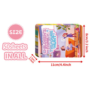 Juego <span class=keywords><strong>de</strong></span> Tarjetas <span class=keywords><strong>de</strong></span> Adivinanzas Personalizadas para Niños, Actividad Preescolar para Interiores y Exteriores, Tarjetas <span class=keywords><strong>de</strong></span> Aprendizaje para Niños <span class=keywords><strong>de</strong></span> 3+ Años - Product Image 5