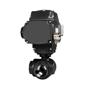 Système d'irrigation électrique COVNA 1/2 pouce 3 voies CF8M 1000 WOG 12V Vanne motorisée électrique en acier inoxydable à filetage femelle - Product Image 4