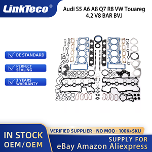 Linkteco Kit segel Gasket pembangunan kembali mesin Set paking kepala untuk Audi S5 A6 A8 Q7 R8 VW Touareg 4.2 V8 BAR BVJ 2006-2017 079103383AQ - Product Image 2