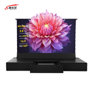 จอโปรเจคเตอร์ SLJ OEM ขนาด 120 นิ้ว พร้อมตู้โปรเจคเตอร์เลเซอร์อัจฉริยะ UST สำหรับทีวีเลเซอร์  จอโปรเจคเตอร์สำหรับบ้านหรู - Product Image 1