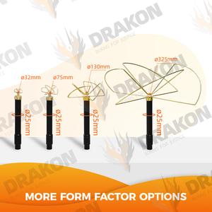 유리 섬유 6dBi 클로버리프 원형 편광 안테나 400-500MHz 15km 실외 WiFi 마스트 마운트 N-J 수 커넥터 - Product Image 2