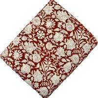 Tissu en coton imprimé floral léger et respirant de qualité supérieure pour robe verte pour femmes