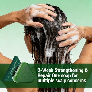 Usman Cỏ Cây Bách lá tam giác dầu gội xà phòng kiểm soát dầu chống gàu tăng trưởng tóc thảo dược rắn dầu gội thanh - Product Image 5