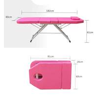Lit de massage pliable stable de haute qualité, design moderne en cuir synthétique, salon inclinable portable, vente chaude et bon marché