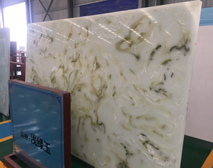 ราคาหินคอนเทนเนอร์ หินอ่อนสีเขียวอ่อน หินออนิกซ์ หินเทียม ความแข็ง 5 โมห์ส เหมือนหินควอตซ์ - Product Image 3