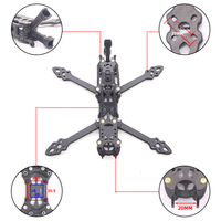 HSKRC MAK4 HD 5/6/7 pouces RC quadrirotor cadre en fibre de carbone DJII FPV unité aérienne/CADDX VISTA pour MARK4 HD Freestyle FPV Racing Drone