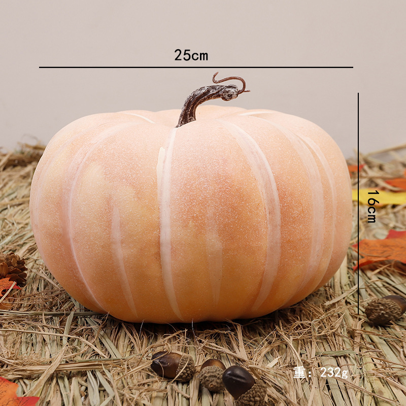 Calabaza enana amarilla brumosa de 25 cm