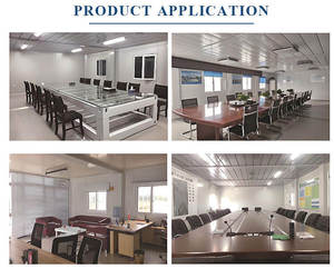 Bureau de conteneur extensible certifié CE pour l'Asie du Sud-Est, construction de maison mobile, panneau sandwich respirant, grand espace, connectable - Product Image 3