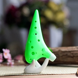 High Quality Shockproof 12-Hole AC Resin Ocarina Portable For School <b>Music</b> Class - Product Image 2