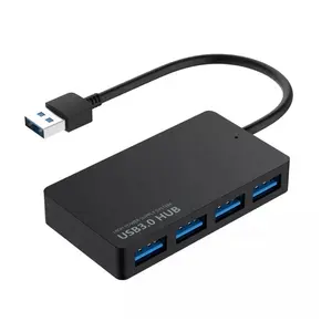 PC Mac 용 4 포트 고속 USB 3.0 허브 표시등