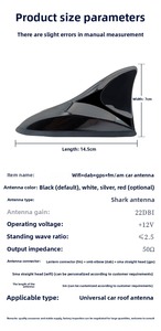 <span class=keywords><strong>Antenna</strong></span> per auto quattro in <span class=keywords><strong>uno</strong></span> multifunzione FM + DAB + GPS + Wifi <span class=keywords><strong>Radio</strong></span> e <span class=keywords><strong>Antenna</strong></span> di navigazione - Product Image 6