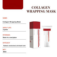 Crème et lotion pour le visage au collagène véritable Real Collagen Fit Peel-Off, produits de soin coréens, masque pour le visage au collagène