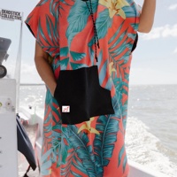 Serviette poncho à capuche légère et portable, coupe-vent, pour le surf, la plage, le camping