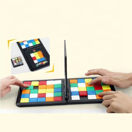 탁상 게임 부모-자식 대화 형 경쟁 블록 큐브 레이스 장난감