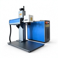 Marqueur laser à fibre industriel durable, refroidi par air, compatible avec le logiciel EZCAD, fichiers DXF AI BMP, faible entretien, longue durée de vie