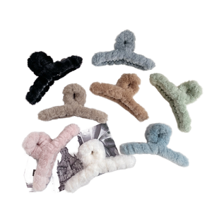 Şık 11cm Hızlı Numune Saç Tokası Sergi Kartı Gelişmiş Duyusal Plastik Saç Tokaları Kızlar ve Kadınlar İçin Peluş Saç Tokası Tutucu - Product Image 3