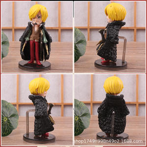 Usine 67e génération 9 pièces/ensemble pièce <span class=keywords><strong>OP</strong></span> <span class=keywords><strong>Luffy</strong></span> 3.5 ~ 7cm Q Version rouge théâtre Version modèle PVC figurines d'anime - Product Image 4