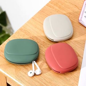 Portable <b>Waterproof</b> Durable Silicone Earbud Case Mini <b>Cable</b> Organizer Wired Earphones Charger <b>Cables</b> Tangle-Free Storage Bag - Product Image 5