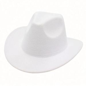 Sombrero de Copa con Borde Enrollado Tridimensional, Estilo Europeo y Estadounidense, Sombrero de Vaquero a la Moda - Product Image 1