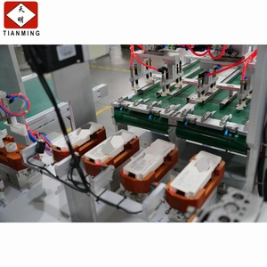 เครื่องพิมพ์สกรีนแบบจานหมุนสี่ช่อง พร้อมระบบโหลดและปลดโหลดอัตโนมัติเต็มรูปแบบ - Product Image 5