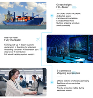 Agence de transit maritime de la Chine vers Agadir, Maroc, service d'assurance pour conteneurs complets (FCL)