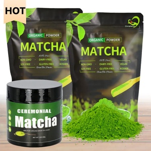 Té Verde Matcha Orgánico Certificado de la Mejor Calidad de Chinaherbs, 100% Puro, Delgado, Ceremonial Japonés, Nuevo, en Bolsa y Botella de Grado Alimenticio - Product Image 1