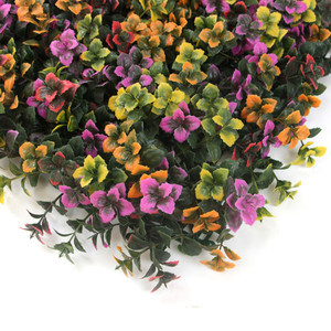 Skyjade 6 pièces minimaliste panneau mural artificiel buis arbustes 50cm plastique écran de confidentialité extérieur couloir fleurs <span class=keywords><strong>haie</strong></span> - Product Image 3
