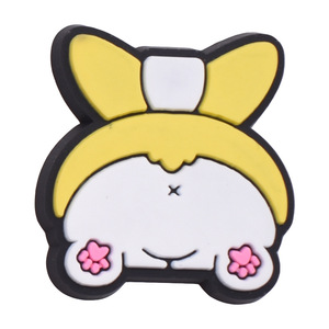 ชุดการ์ตูนสัตว์ทำมือทำมือรองเท้าดอกไม้ยางนิ่มสำหรับสุนัขหัวเข็มขัดและลูกปัดพีวีซีทำจากซิลิโคนที่มีคุณภาพ - Product Image 5