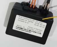 Adaptateur de cadre de tableau de bord MOST pour autoradio Android, fibre optique pour AUDI 2G A6 A6L Q7 2005-2009, interface AUX en stock