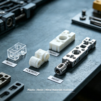 Service d'impression 3D personnalisé en résine de nylon MJF résistante aux produits chimiques industriels pour la production en petites séries de systèmes d'automatisation complexes