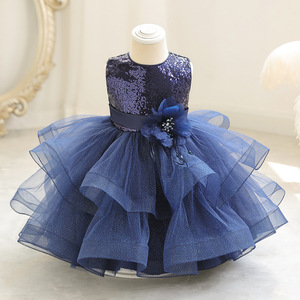 Vestido de cumpleaños para niña, vestidos de niña de flores esponjosas con lentejuelas para bodas, vestido de baile de princesa para niños, vestidos exuberantes para niñas 2023 - Product Image 5