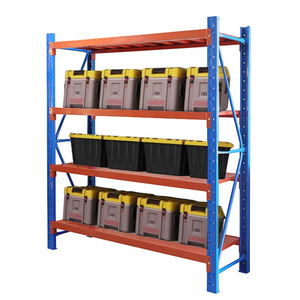 BLUEHILL Estante de almacenamiento de metal resistente de 4 niveles Estantería de garaje para uso industrial de almacén - Product Image 3