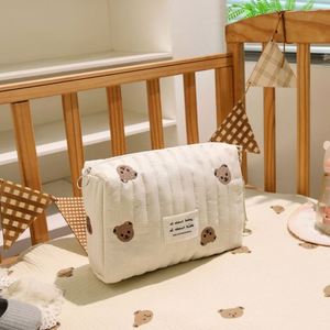 Nuevas Bolsas de Almacenamiento Lindas con Estampado Bordado, Bolsa de Pañales para Mamá con Cremallera, Bolsa de Viaje para Cochecito, Bolsa de Almacenamiento para Pañales - Product Image 1
