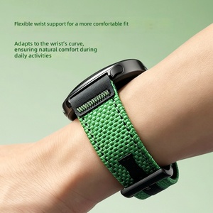 <span class=keywords><strong>Correa</strong></span> de Reloj Ultrafina de Kevlar Tejido, Banda de Fibra de Aramida de 18mm 20mm 22mm <span class=keywords><strong>con</strong></span> Hebilla, <span class=keywords><strong>Correa</strong></span> de Repuesto Deportiva Ligera <span class=keywords><strong>con</strong></span> Logotipo Personalizado - Product Image 2