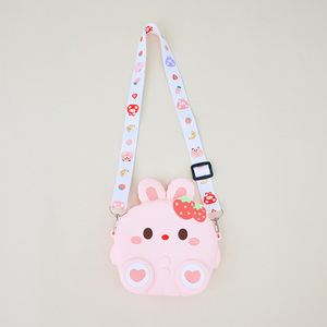 Tùy biến dựa trên thiết kế của bạn thân thiện với môi trường Silicone giải nén Túi trẻ em Vai Túi Zero Ví - Product Image 1