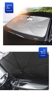 Interior Accessories Foldable Car Sunshade Umbrella Front <b>Window</b> Uv Block <b>Cover</b> for Heat Insulation - Product Image 4