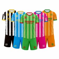 Tenue de football personnalisée : Maillot domicile et extérieur avec logo, respirant en polyester pour ensemble uniforme de football et tenues de sport