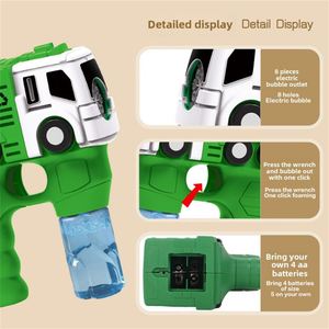 Pistola de Burbujas de 8 Agujeros, Colorida, Arcoíris, Automática, Juguete de Agua para Niños, Venta Caliente - Product Image 2