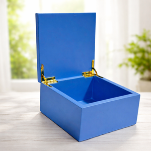 Handcrafted Lacquer <b>Box</b> Elegant Wooden Storage Organizer Glossy Finish for Jewelry <b>Keepsake</b> Gift and Home Decoration - Product Image 1