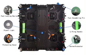 Pushunled nhà máy trực tiếp ngoài trời dẫn hiển thị cho thuê nhanh chóng thiết lập IP65 Die Cast nhôm màn hình cho buổi hòa nhạc & Lễ Hội - Product Image 2