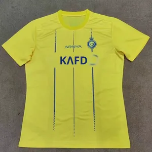 工厂定制新利雅得胜利球衣7号罗纳尔多成人主场/客场足球套件球迷版夏季顶级100% 聚酯纤维 - Product Image 3