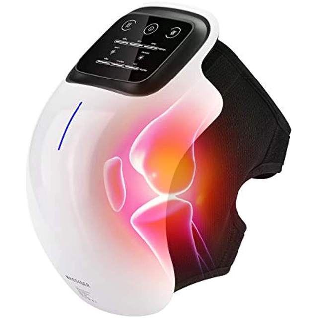 Free Custom logo Dropshipping Physical Therapy Hot Compress Knee Massager Organ Section Pain Relief Treatment Heating