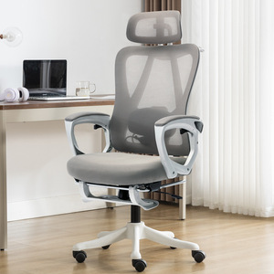 Professional Furniture Manufacturer Office Chair with Footrest <strong>High</strong> <strong>Quality</strong> Modern New Product Luxury Ideas Mesh Office Chair - Product Image 4